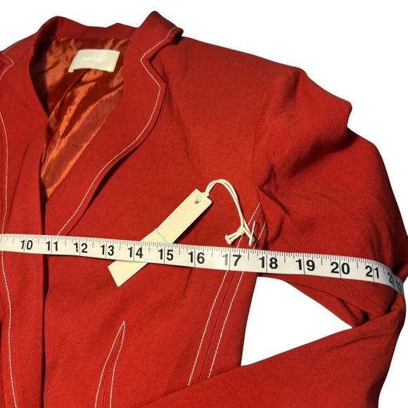 NWT Capulet Rust Orange Double Breasted Blazer Jacket Sz XS/P - Picture 11 of 13